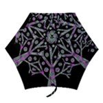 Purple magical tree Mini Folding Umbrellas