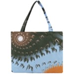 Sun-Ray Swirl Design Mini Tote Bag