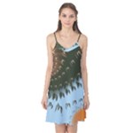 Sun-Ray Swirl Design Camis Nightgown