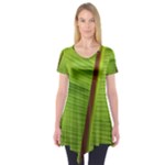 Ensete leaf Short Sleeve Tunic 