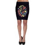 Colorful abstract spot Bodycon Skirt