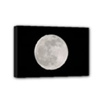 Full Moon at night Mini Canvas 6  x 4 