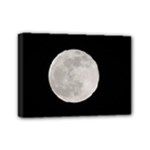Full Moon at night Mini Canvas 7  x 5 