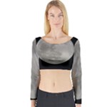 Close to the full Moon Long Sleeve Crop Top