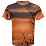 Tree branches and sunset Men s Cotton Tee