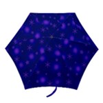 Blue Xmas design Mini Folding Umbrellas