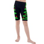 Simple Xmas tree Kids  Mid Length Swim Shorts