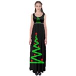 Simple Xmas tree Empire Waist Maxi Dress