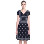 Img 0851 Short Sleeve Front Wrap Dress