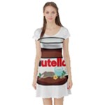 Pastedgraphic 2 Short Sleeve Skater Dress