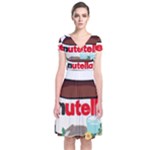 Pastedgraphic 2 Short Sleeve Front Wrap Dress