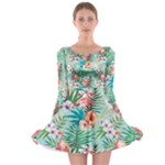 Image Long Sleeve Skater Dress
