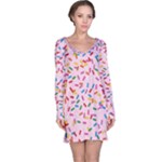 Foodpaper01 05 Long Sleeve Nightdress