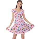 Foodpaper01 05 Cap Sleeve Dress