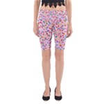 Foodpaper01 05 Yoga Cropped Leggings