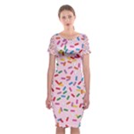 Foodpaper01 05 Classic Short Sleeve Midi Dress