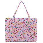 Foodpaper01 05 Medium Zipper Tote Bag