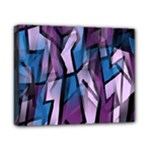 Purple decorative abstract art Canvas 10  x 8 