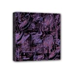 Purple town Mini Canvas 4  x 4 