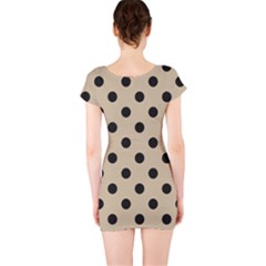 Short Sleeve Bodycon Dress Back