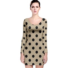 Long Sleeve Velvet Bodycon Dress 