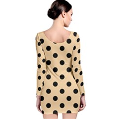 Long Sleeve Velvet Bodycon Dress 