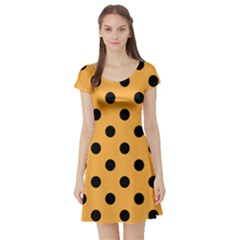 Short Sleeve Skater Dress Front