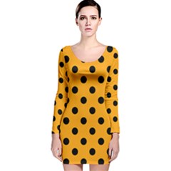 Long Sleeve Velvet Bodycon Dress 