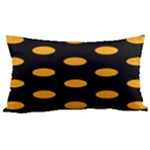 Polka Dots - Dark Tangerine Orange on Black Samsung Note 4 Hardshell Back Case