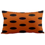 Polka Dots - Black on Burnt Orange Samsung Note 4 Hardshell Back Case