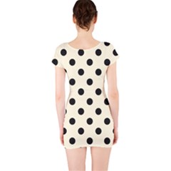 Short Sleeve Bodycon Dress Back