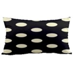 Polka Dots - Cream Yellow on Black Samsung Note 4 Hardshell Back Case