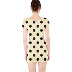 Short Sleeve Bodycon Dress Back