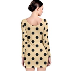 Long Sleeve Velvet Bodycon Dress 