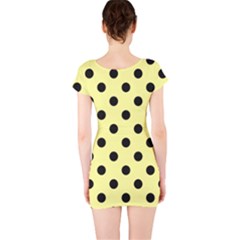 Short Sleeve Bodycon Dress Back