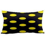 Polka Dots - Canary Yellow on Black Samsung Note 4 Hardshell Back Case