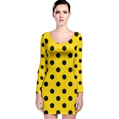 Long Sleeve Velvet Bodycon Dress 
