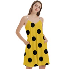 Mini Camis Dress With Pockets 