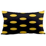 Polka Dots - Banana Yellow on Black Samsung Note 4 Hardshell Back Case