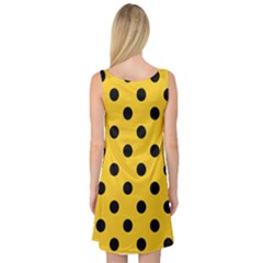 Sleeveless Satin Nightdress Back