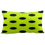 Polka Dots - Black on Fluorescent Yellow Samsung Note 4 Hardshell Back Case