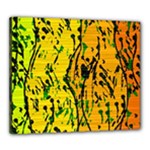 Gentle yellow abstract art Canvas 24  x 20 