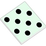 Polka Dots - Black on Pale Green Small Memo Pads