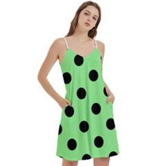 Mini Camis Dress With Pockets 