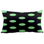 Polka Dots - Light Green on Black Samsung Note 4 Hardshell Back Case