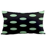 Polka Dots - Celadon Green on Black Samsung Note 4 Hardshell Back Case