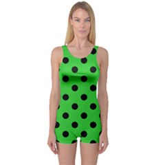 One Piece Boyleg Swimsuit 