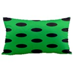 Polka Dots - Black on Dark Pastel Green Samsung Note 4 Hardshell Back Case
