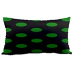 Polka Dots - Green on Black Samsung Note 4 Hardshell Back Case