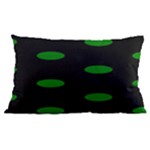Polka Dots - Green on Black Samsung Galaxy Note 4 Case (Black)